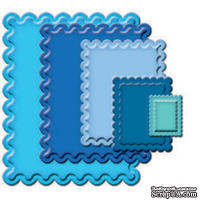 Лезвия от Spellbinders - Classic Scalloped Rectangles SM, 5 шт - ScrapUA.com