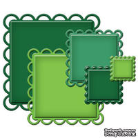 Лезвия от Spellbinders - Lacey Squares - ScrapUA.com
