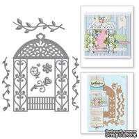 Нож для вырубки от Spellbinders - Victorian Garden Floral Gazebo - ScrapUA.com
