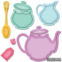 Лезвия от Spellbinders - Tea Service - Чайный сервиз, 8 шт - ScrapUA.com
