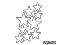 Нож для вырубки от Spellbinders - Shapeabilities - Donna Salazar - Cascading Stars
