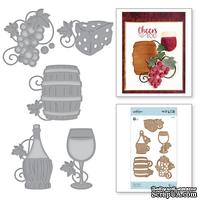 Нож для вырубки от Spellbinders - Wine Charms - ScrapUA.com