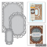 Ножи от Spellbinders - 5х7 Elegant Labels Four - Card Creator, 3 шт. - ScrapUA.com