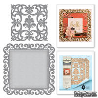 Ножи от Spellbinders – Fleur De Square - ScrapUA.com
