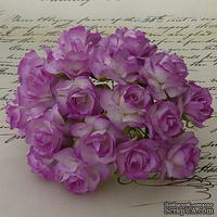 Дикая роза, цвет фиолетовый, диаметр - 30мм, 1 шт.