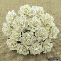 Розы от Thailand, цвет айвори, 30 мм, 1 шт.