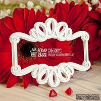 3d чипборд ScrapBox - Рамочка с вензелями Dr-007 - ScrapUA.com