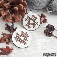 Деревянная фишка ScrapBox - Елочные игрушки Fl-032 - ScrapUA.com