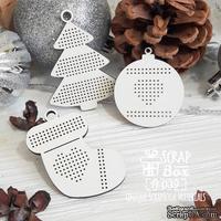 Деревянная фишка ScrapBox - Фишки для вышивки набор набор игрушек Fl-039