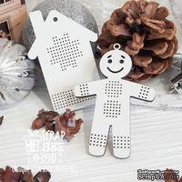 Деревянная фишка ScrapBox - Фишки для вышивки пряничный домик Fl-040 - ScrapUA.com
