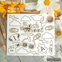 Чипборд ScrapBox - набор Школьный малый Hc-003 - ScrapUA.com