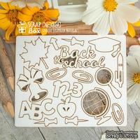 Чипборд ScrapBox - набор Школьный малый Hc-004 - ScrapUA.com
