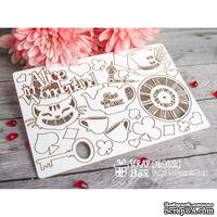 Чипборд ScrapBox - набор Alice in Wonderland Hc-022 - ScrapUA.com