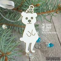 Чипборд ScrapBox - Медведь в шапочке Hc-025 - ScrapUA.com