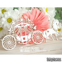 Чипборд ScrapBox - Карета с конем в упряжке Hc-070 - ScrapUA.com