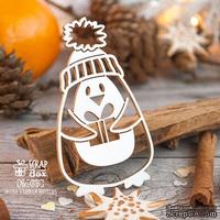 Чипборд ScrapBox - Пингвин с подарком Hc-076 - ScrapUA.com