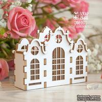 3d чипборд ScrapBox - Английские домики в ряд Hd-013 - ScrapUA.com