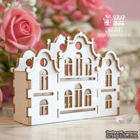3d чипборд ScrapBox - Английские домики в ряд Hd-014 - ScrapUA.com
