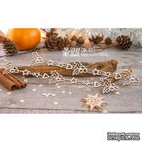 Чипборд ScrapBox - Вертикальные новогодние гирлянды 2шт Hh-120 - ScrapUA.com