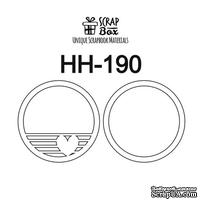 Основа для шейкера ScrapBox круг с сердечком ( 2 заготовки) Hh-190 - ScrapUA.com