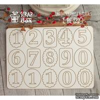 Чипборд ScrapBox - Набор цифр №1 - ScrapUA.com