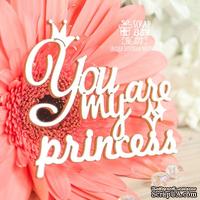 Чипборд ScrapBox - Надпись You are my princess Hi-375 - ScrapUA.com