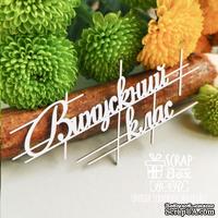 Чипборд ScrapBox - Надпись Выпускний клас Hi-440 - ScrapUA.com