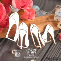 Чипборд ScrapBox - две пары туфель Ho-147 - ScrapUA.com