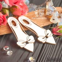Чипборд ScrapBox - женские туфли с бантом Ho-148 - ScrapUA.com