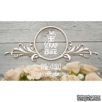 Чипборд ScrapBox - Рамка круглая С элементами барокко №1 - ScrapUA.com