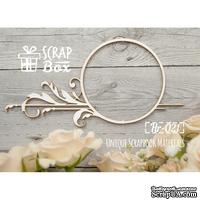 Чипборд ScrapBox - Рамка круглая С элементами барокко №2 - ScrapUA.com