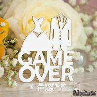 Чипборд ScrapBox - Надпись Game Over Hy-047 - ScrapUA.com