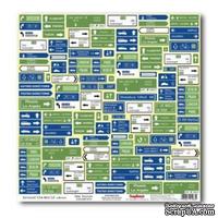 Лист бумаги для скрапбукинга  от ScrapBerry&#039;s - Вокруг Света - Новые маршруты - ScrapUA.com