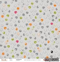 Бумага для скрапбукинга от ScrapBerry's - Басик -Птенцы, 30,5х30,5 см, 190 гр/м, двусторонняя, 1 лист