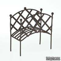 Металлический мини мостик, коричневый, 8х4см - ScrapUA.com