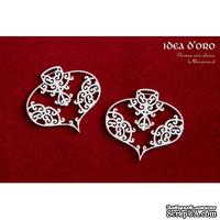 Чипборд Scrapiniec - Елочные игрушки Idea d&#039;oro 01, 2 штуки - ScrapUA.com