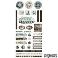 Наклейки от от 7 Dots Studio - Destination Unknown - Element Stickers, 15,2x30 см - ScrapUA.com