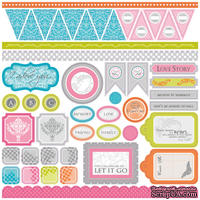 Наклейки  от 7 Dots Studio Elise Rebel Stickers, 12х12 - ScrapUA.com