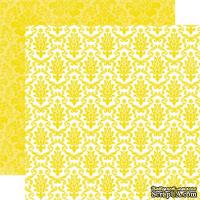 Лист скрапбумаги от Echo Park - Sequin Damask, 30х30 см