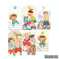 Тэги от Pretty Little Studio  -  Waffle Cone Shipping Tags - ScrapUA.com