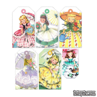 Тэги от Pretty Little Studio  -  Orange Julius Shipping Tags - ScrapUA.com