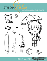 Набор штампов от Studio Katia - Hello Alice - Привет, Алиса, STKS017