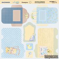 Лист двусторонней бумаги от Scrapmir - Конверты - Little Bear, 20х20см