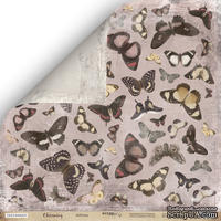 Лист двусторонней бумаги от Scrapmir - Бабочки - Charming (Очарование), 30x30 см
