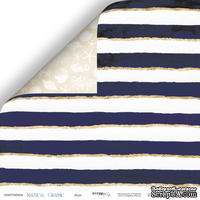 Лист двусторонней бумаги от Scrapmir - Море - Nautical Graphic, 30x30см
