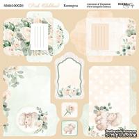 Лист двусторонней бумаги от Scrapmir - Конверты - Pink Childhood, 20х20см