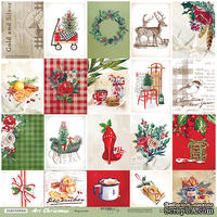 Лист односторонней бумаги 30x30 от Scrapmir Карточки из коллекции Art Christmas