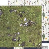Аркуш двостороннього паперу 30x30 від Scrapmir з колекції Herbarium Wild summer