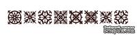 Акриловый штамп Christmas Stamp SR011 Снежинки, размер 9 * 1 - ScrapUA.com