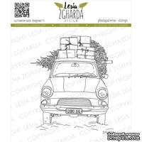 Акриловый штамп Lesia Zgharda SR221 Car with gifts, размер 6.9х7.8 см - ScrapUA.com